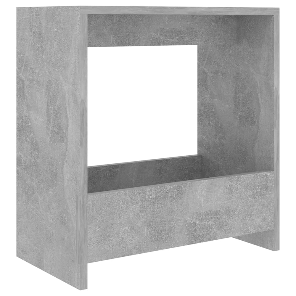 Beistelltisch Betongrau 50x26x50 cm Holzwerkstoff Stilecasa