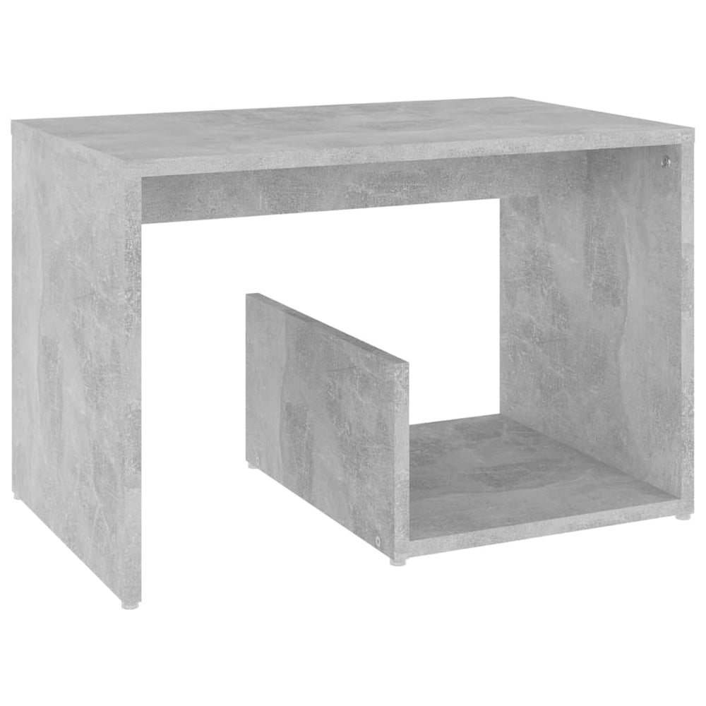 Beistelltisch Betongrau 59x36x38 cm Holzwerkstoff Stilecasa