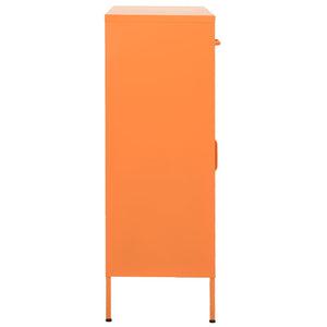 Lagerschrank Orange 80x35x101,5 cm Stahl Stilecasa