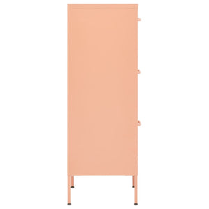 Lagerschrank Rosa 42,5x35x101,5 cm Stahl Stilecasa