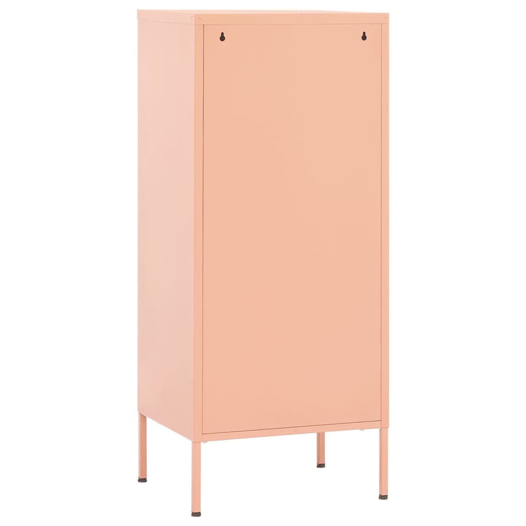 Lagerschrank Rosa 42,5x35x101,5 cm Stahl Stilecasa