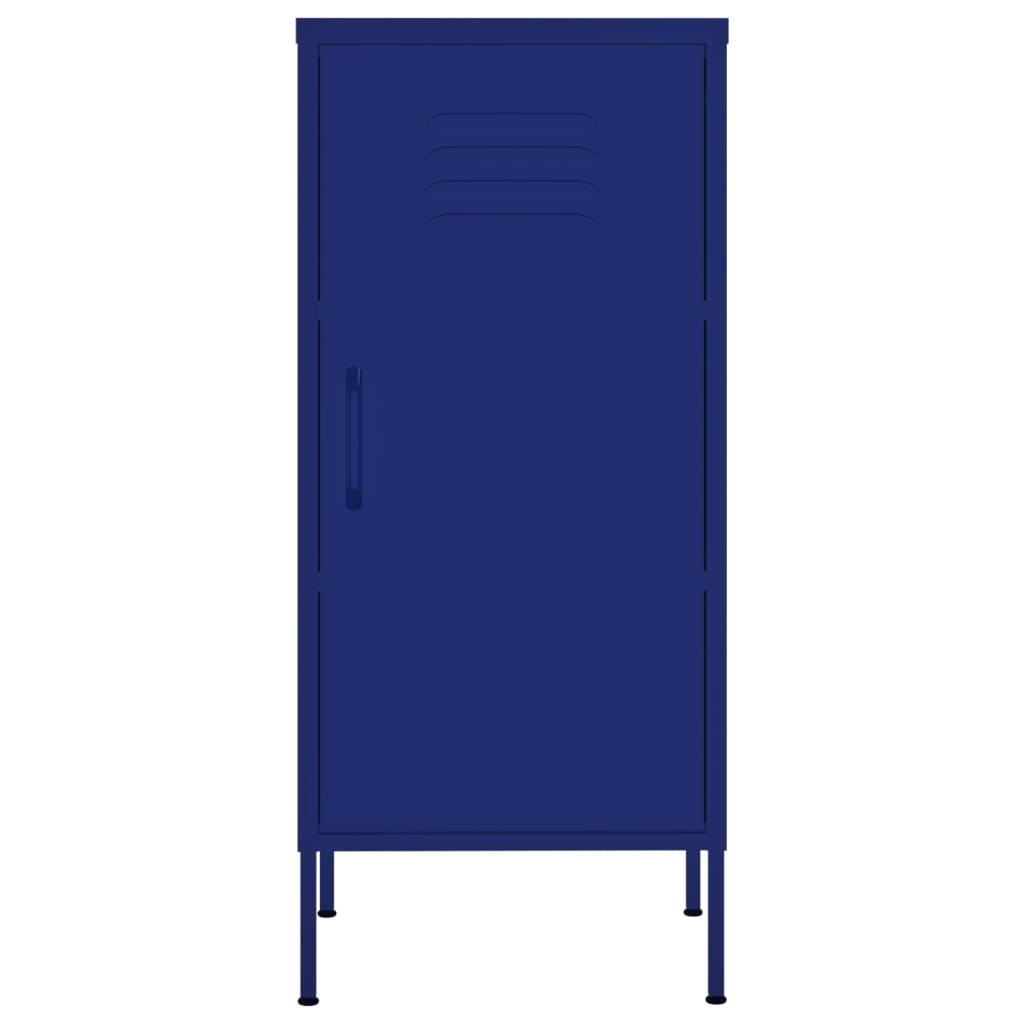 vidaXL Lagerschrank Marineblau 42,5x35x101,5 cm Stahl