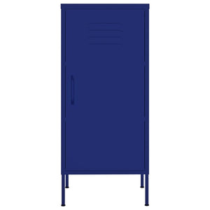 vidaXL Lagerschrank Marineblau 42,5x35x101,5 cm Stahl