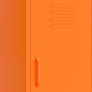 vidaXL Lagerschrank Orange 42,5x35x101,5 cm Stahl