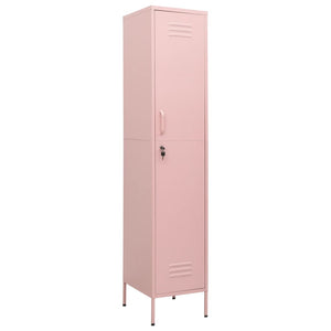 Schließfachschrank Rosa 35x46x180 cm Stahl Stilecasa