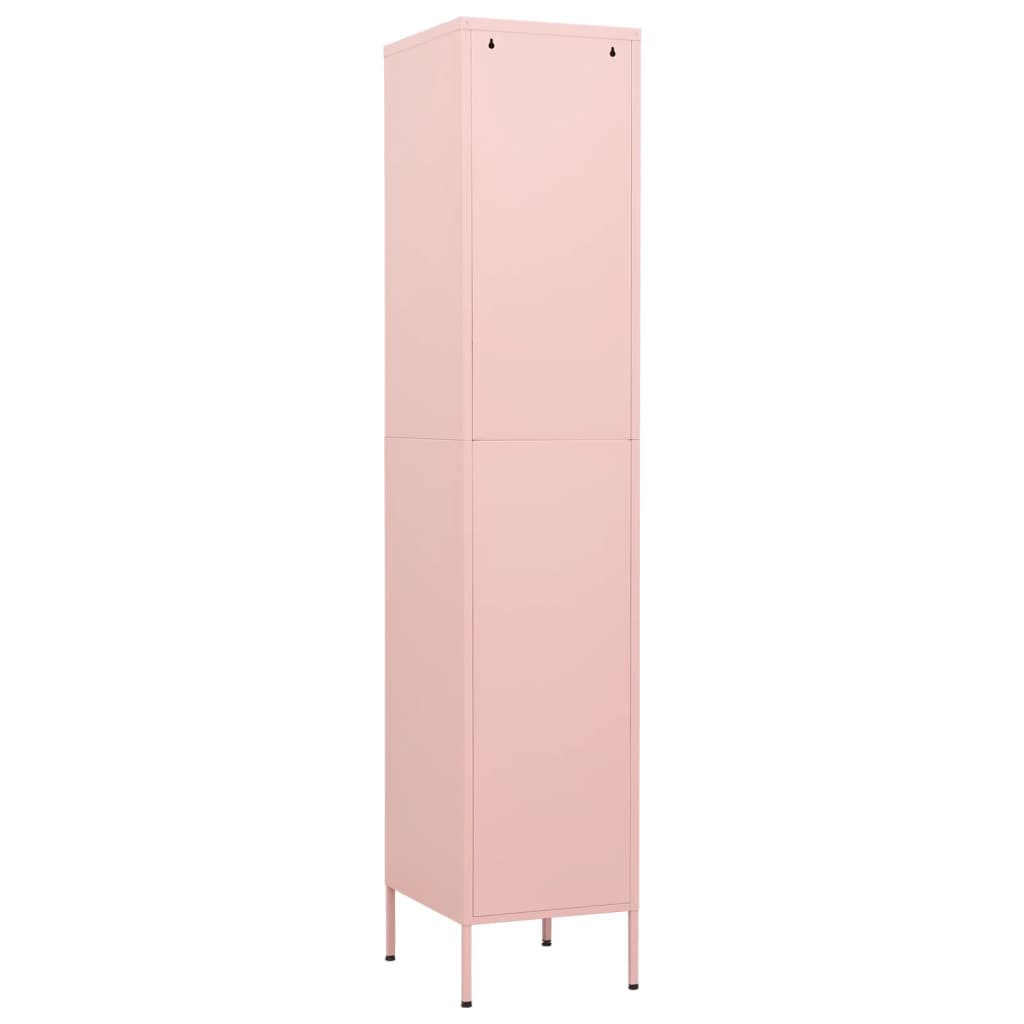 Schließfachschrank Rosa 35x46x180 cm Stahl Stilecasa