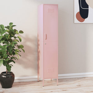 Schließfachschrank Rosa 35x46x180 cm Stahl Stilecasa