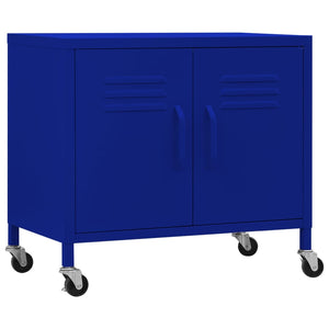 Lagerschrank Marineblau 60x35x56 cm Stahl Stilecasa