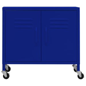 Lagerschrank Marineblau 60x35x56 cm Stahl Stilecasa