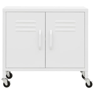 Lagerschrank Weiß 60x35x56 cm Stahl Stilecasa