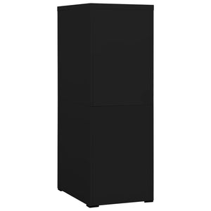 vidaXL Aktenschrank Schwarz 46x62x133 cm Stahl