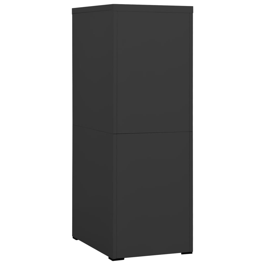 vidaXL Aktenschrank Anthrazit 46x62x133 cm Stahl