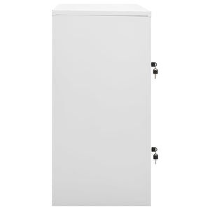 vidaXL Schließfachschrank Hellgrau und Grün 90x45x92,5 cm Stahl