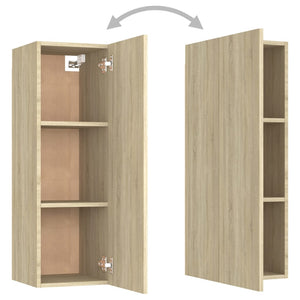 10-tlg. TV-Schrank-Set Sonoma-Eiche Holzwerkstoff