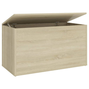 vidaXL Aufbewahrungstruhe Sonoma-Eiche 84x42x46 cm Holzwerkstoff