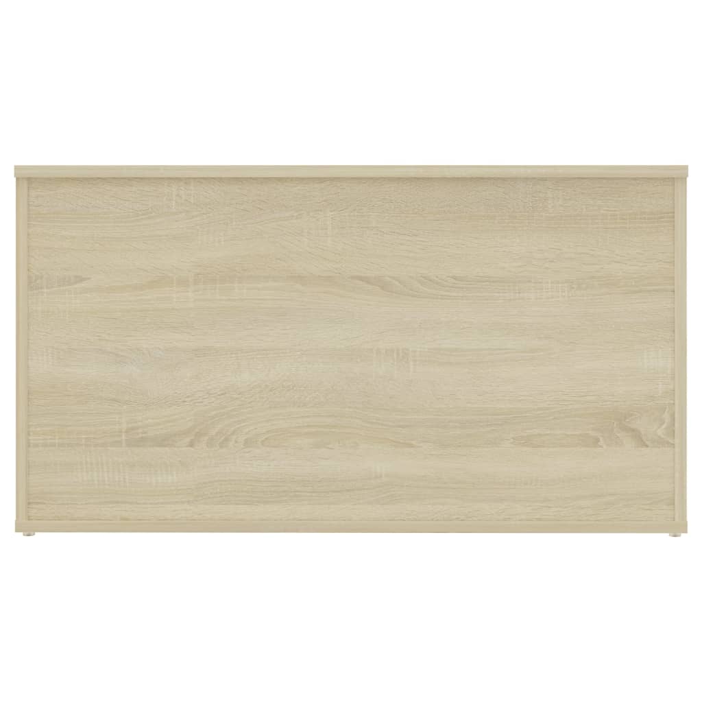 vidaXL Aufbewahrungstruhe Sonoma-Eiche 84x42x46 cm Holzwerkstoff