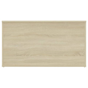 vidaXL Aufbewahrungstruhe Sonoma-Eiche 84x42x46 cm Holzwerkstoff