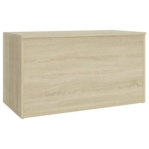 vidaXL Aufbewahrungstruhe Sonoma-Eiche 84x42x46 cm Holzwerkstoff