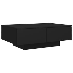 vidaXL Couchtisch Schwarz 90x60x31 cm Holzwerkstoff