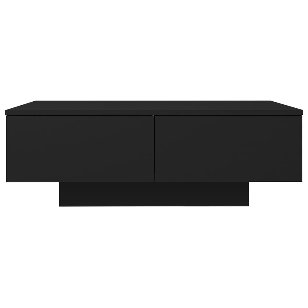 vidaXL Couchtisch Schwarz 90x60x31 cm Holzwerkstoff