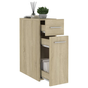 vidaXL Apothekerschrank Sonoma-Eiche 20x45,5x60 cm Holzwerkstoff