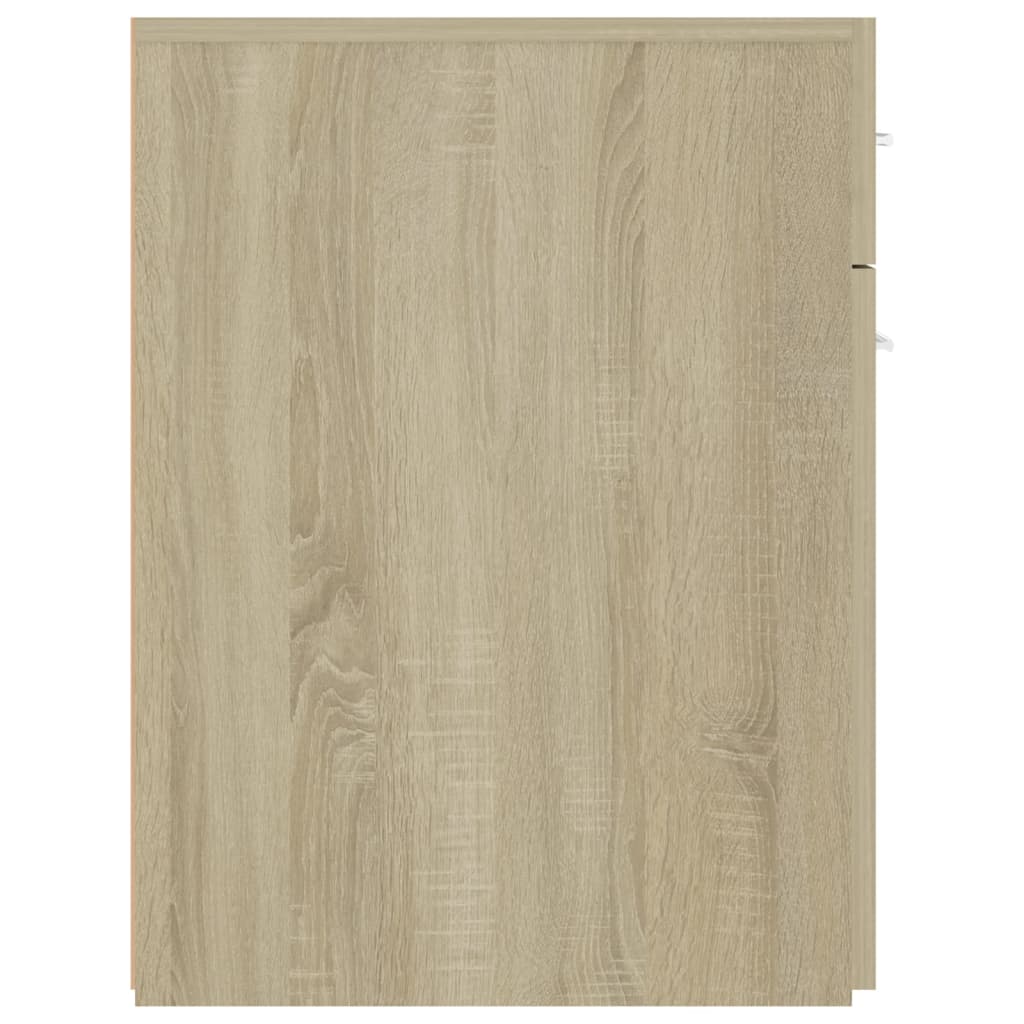 vidaXL Apothekerschrank Sonoma-Eiche 20x45,5x60 cm Holzwerkstoff