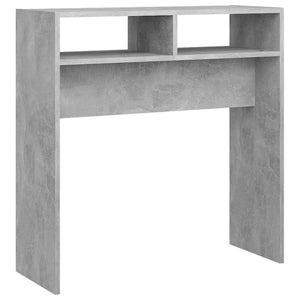 vidaXL Konsolentisch Betongrau 78x30x80 cm Holzwerkstoff