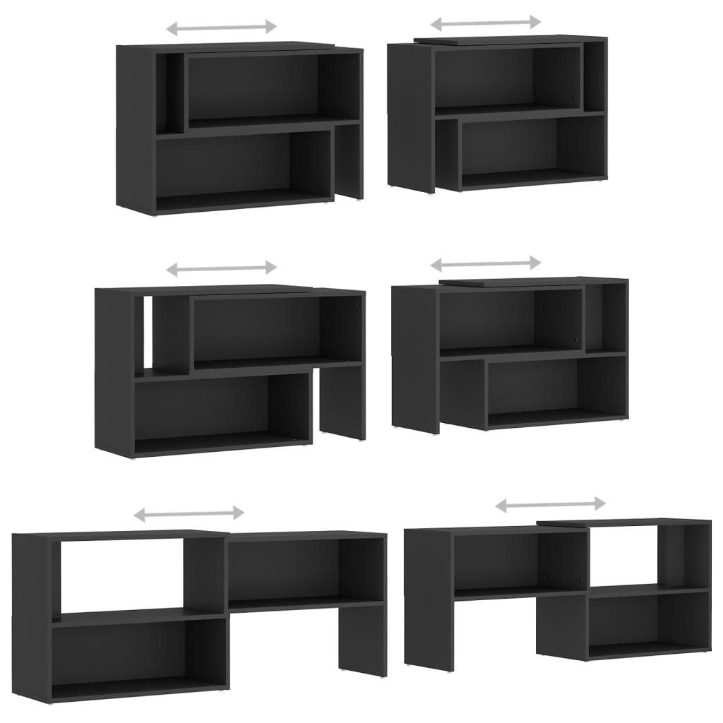 vidaXL TV-Schrank Grau 149x30x52 cm Holzwerkstoff