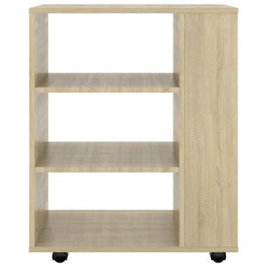 Rollschrank Sonoma-Eiche 60x35x75 cm Holzwerkstoff Stilecasa