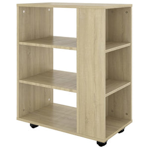 Rollschrank Sonoma-Eiche 60x35x75 cm Holzwerkstoff Stilecasa