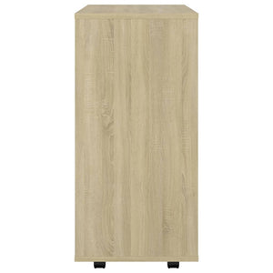 Rollschrank Sonoma-Eiche 60x35x75 cm Holzwerkstoff Stilecasa