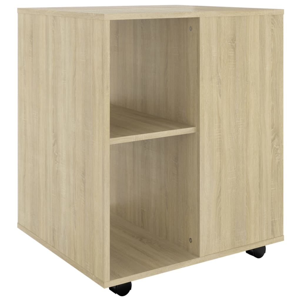 vidaXL Rollschrank Sonoma-Eiche 60x53x72 cm Holzwerkstoff