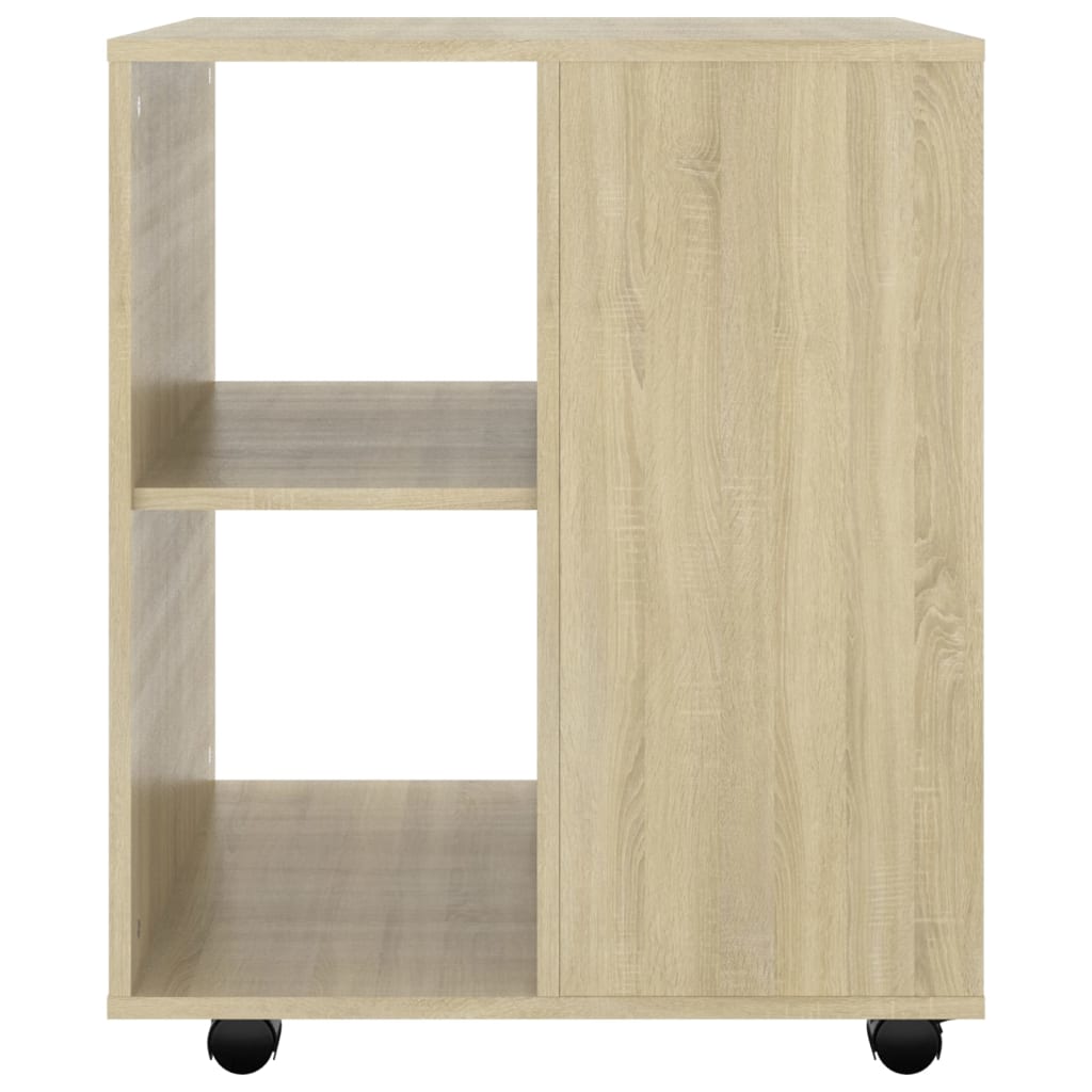 vidaXL Rollschrank Sonoma-Eiche 60x53x72 cm Holzwerkstoff