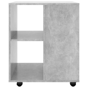 vidaXL Rollschrank Betongrau 60x53x72 cm Holzwerkstoff