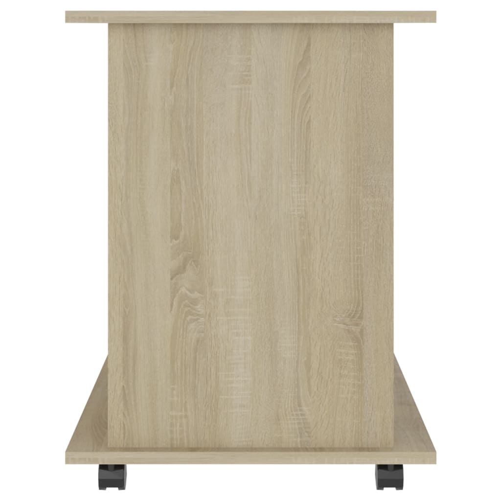 vidaXL Rollschrank Sonoma-Eiche 60x45x60 cm Holzwerkstoff