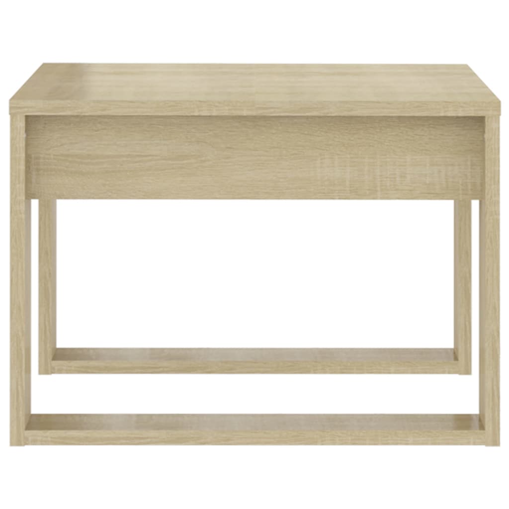 vidaXL Beistelltisch Sonoma-Eiche 50x50x35 cm Holzwerkstoff