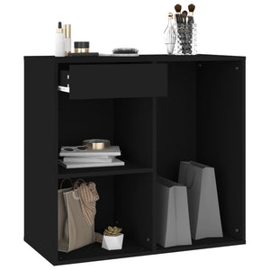 vidaXL Kosmetikschrank Schwarz 80x40x75 cm Holzwerkstoff