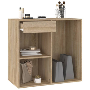 vidaXL Kosmetikschrank Sonoma-Eiche 80x40x75 cm Holzwerkstoff