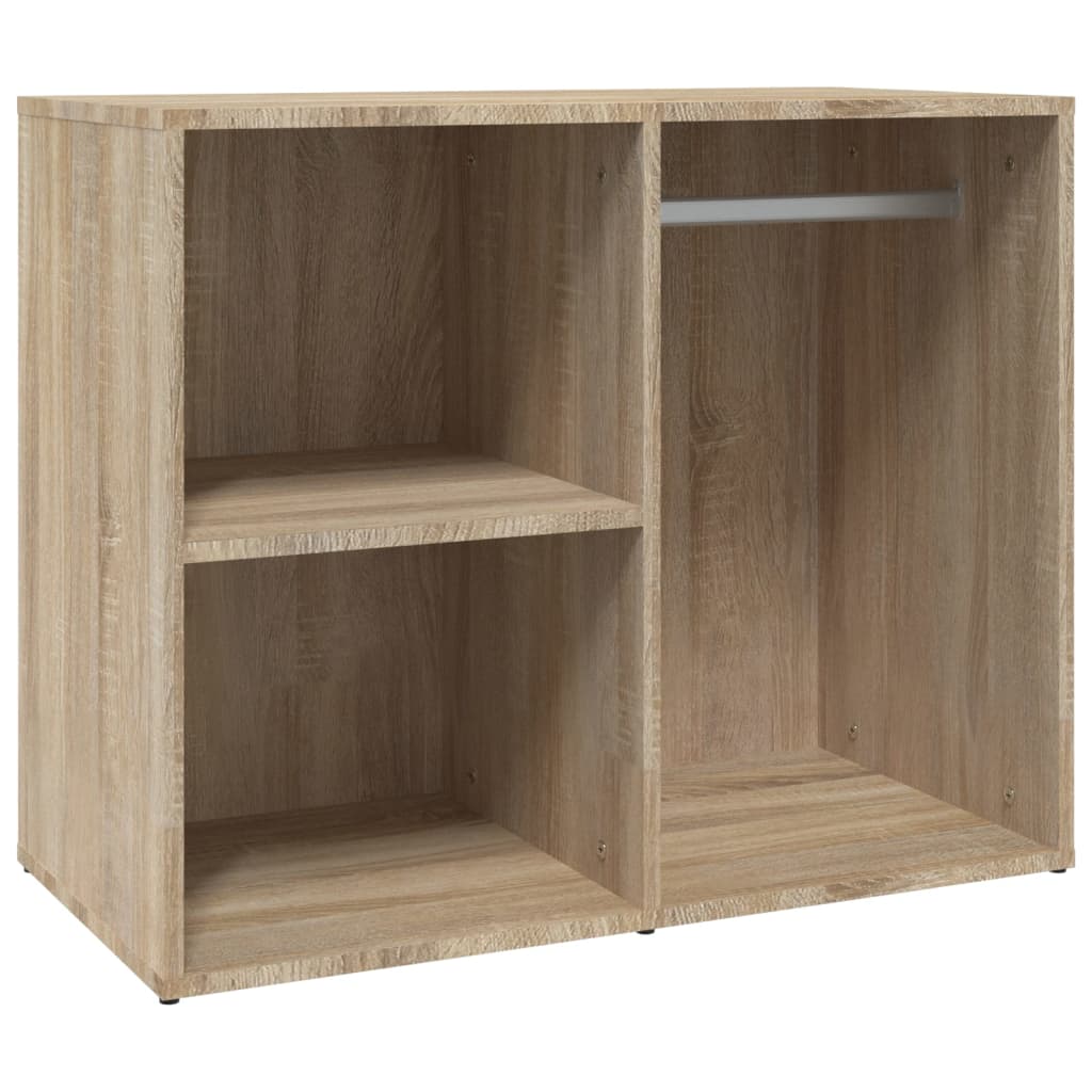 Regal für Schminktisch Sonoma-Eiche 80x40x65 cm Holzwerkstoff Stilecasa