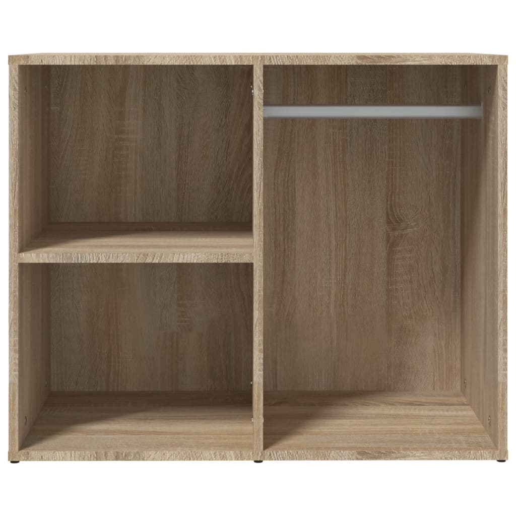 Regal für Schminktisch Sonoma-Eiche 80x40x65 cm Holzwerkstoff Stilecasa