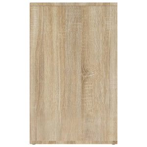 Regal für Schminktisch Sonoma-Eiche 80x40x65 cm Holzwerkstoff Stilecasa