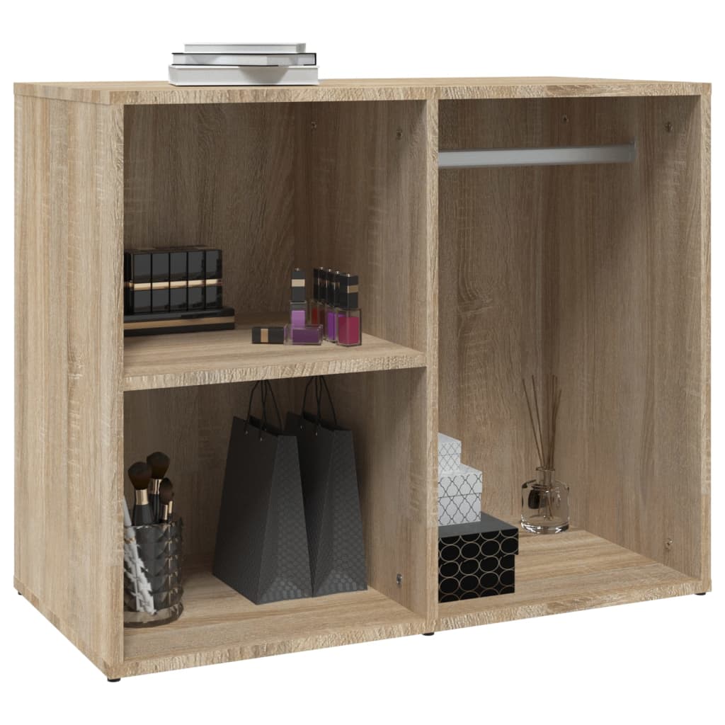 Regal für Schminktisch Sonoma-Eiche 80x40x65 cm Holzwerkstoff Stilecasa