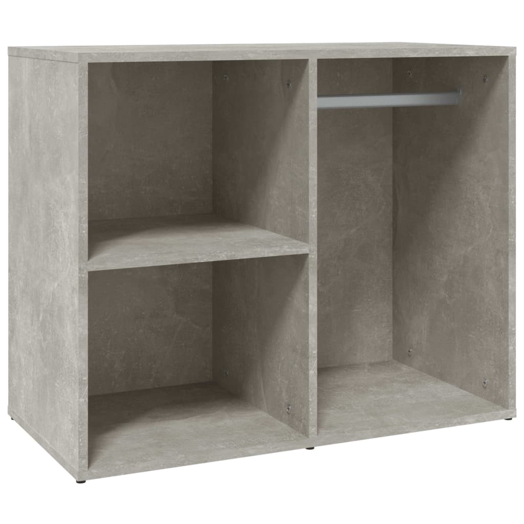 vidaXL Regal für Schminktisch Betongrau 80x40x65 cm Holzwerkstoff