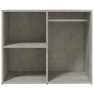 vidaXL Regal für Schminktisch Betongrau 80x40x65 cm Holzwerkstoff