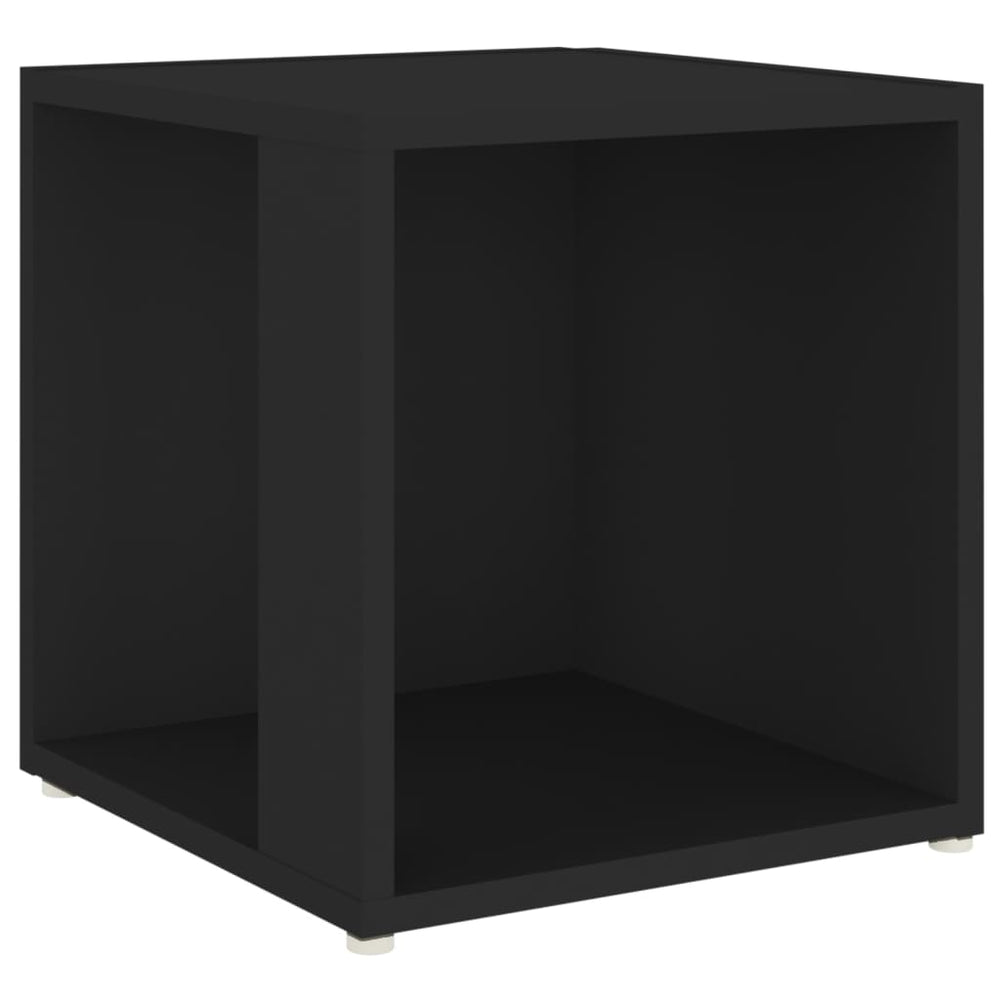 Beistelltisch Schwarz 33x33x34,5 cm Holzwerkstoff Stilecasa