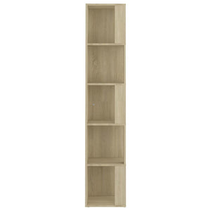 vidaXL Eckregal Sonoma-Eiche 33x33x164,5 cm Holzwerkstoff