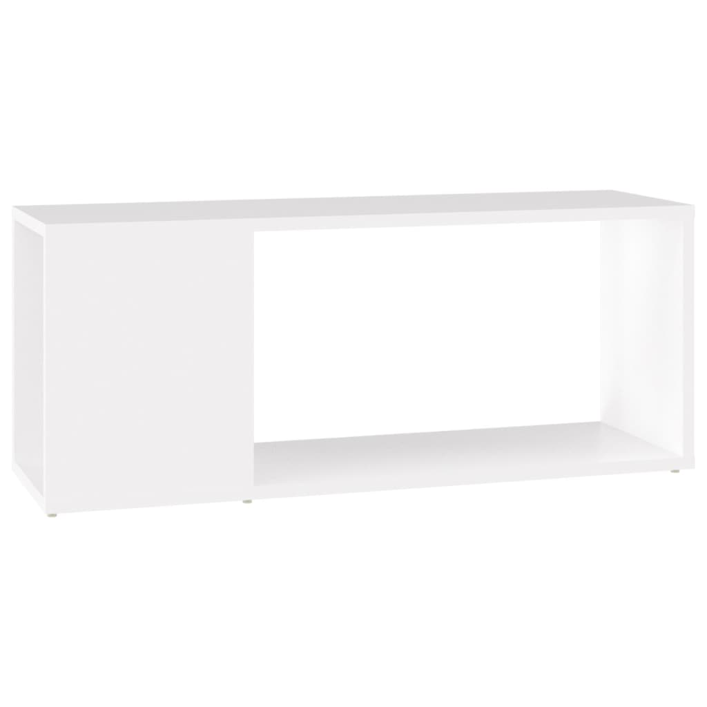 TV-Schrank Weiß 80x24x32 cm Holzwerkstoff Stilecasa