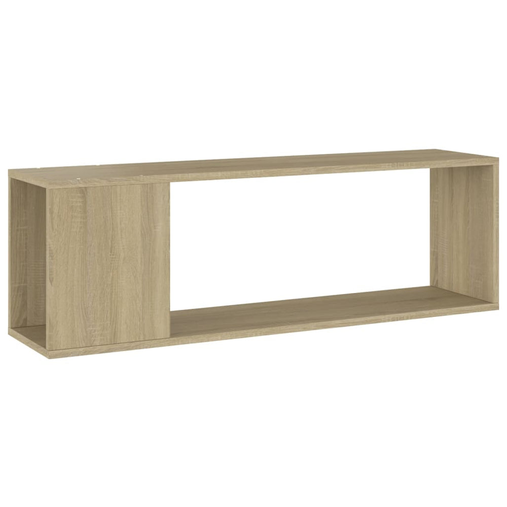 TV-Schrank Sonoma-Eiche 100x24x32 cm Holzwerkstoff Stilecasa