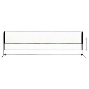 vidaXL Badmintonnetz Verstellbar 500x103x94-158 cm Metall