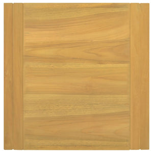 vidaXL Wand-Badregal 45x45x35 cm Massivholz Teak